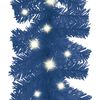 vidaXL Christmas Garland with LED Lights 20 m Blue