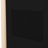 vidaXL 4-Panel Room Divider Black 160x170x4 cm Fabric