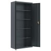 vidaXL File Cabinet Anthracite 90x40x200 cm Steel