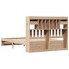 vidaXL Bookcase Bed without Mattress 140x200cm Solid Wood Pine