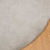 vidaXL Faux Rabbit Fur Rug Olite Beige &Oslash; 120 cm Polyester