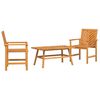 vidaXL Garden Lounge Set 3 pcs Brown Solid Acacia Wood