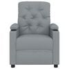 vidaXL Recliner Chair Light Grey Fabric