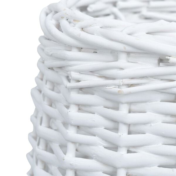 vidaXL Lamp Shade Wicker 25x17 cm White