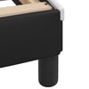 vidaXL Bed Frame without Mattress "Zadar" Black and White 140x200 cm Faux Leather