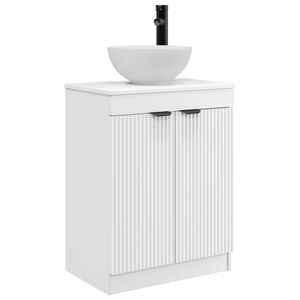 vidaXL Bathroom Vanity with Sink White 54 x 35 x 83 cm Engineered Wood