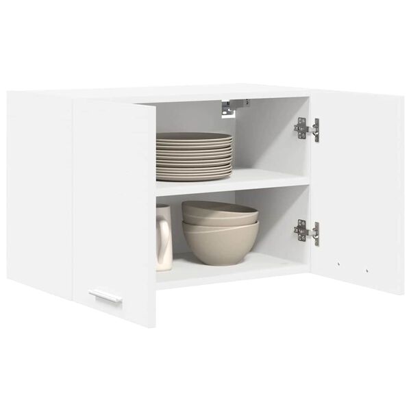 vidaXL Hanging Cabinet with Door White 60 x 31 x 40 cm Engineered Wood