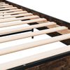 vidaXL Bed Frame without Mattress Smoked Oak 90x200 cm