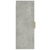 vidaXL Wall Cabinet Concrete Grey 34.5x34x90 cm Engineered Wood
