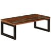 vidaXL Coffee Table 100x50x35 cm Solid Reclaimed Wood and Steel