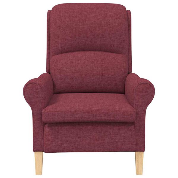 vidaXL Armchair Wine red 76 x 94 x 102 cm Fabric