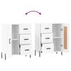 vidaXL Sideboard White 69.5x34x90 cm Engineered Wood