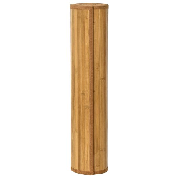 vidaXL Rug Rectangular Natural80x400 cm Bamboo