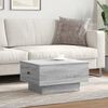 vidaXL Coffee Table Grey Sonoma 60x45x31 cm Engineered Wood