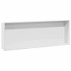 vidaXL Shower Niche White 90 x 30 x 9.5 cm Stainless Steel