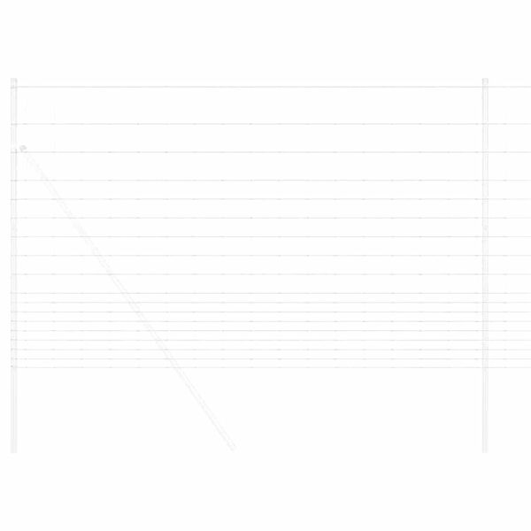 vidaXL Wild Fence Hot Dip Galvanized 1000 x 150 x 0.18 cm Iron