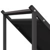 vidaXL Firewood Rack Black 70x43x34.5 cm Cold-rolled steel