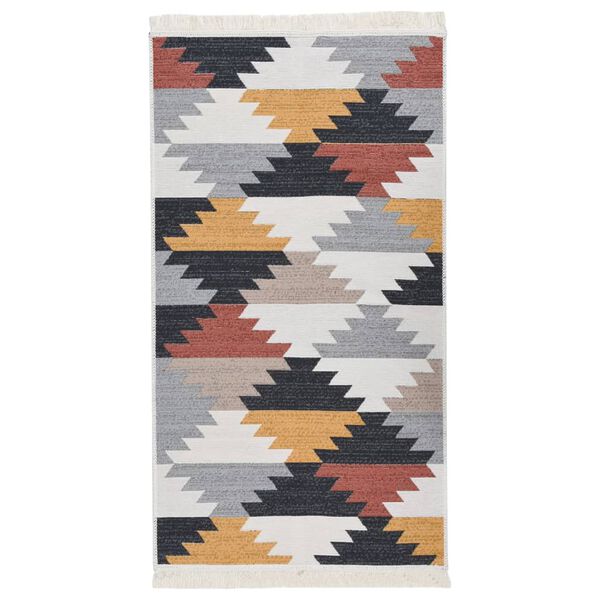 vidaXL Rug Multicolour 80x150 cm Cotton