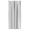 vidaXL Blackout Curtains with Rings 2 pcs Light Grey 175 x 140 cm