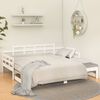 vidaXL Pull-out Day Bed without Mattress White 2x(90x200) cm