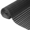 Nature Double Sided Garden Screen PVC 1x3m Anthracite