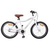 vidaXL Kids Bike 20'' for 6-11 Years Old white