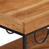 vidaXL Bar Cart 60x40x80 cm Solid Wood Acacia and Iron