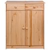 vidaXL Sideboard 2 Drawers 78x35x89 cm Solid Pine Wood