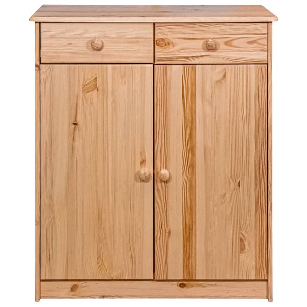 vidaXL Sideboard 2 Drawers 78x35x89 cm Solid Pine Wood