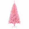 vidaXL Christmas Tree with 150 LEDs with Stand Pink 150 cm PVC