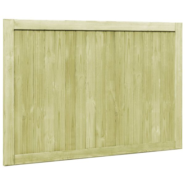 vidaXL Garden Gates 2 pcs Impregnated Pinewood 300x100 cm