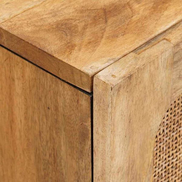 vidaXL Bathroom Sink Cabinet Brown 62 x 33 x 58 cm Solid Mango Wood