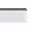 vidaXL Mattress White and Grey 80 x 200 cm Bonell Spring