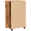 vidaXL Rolling&nbsp;Cabinet Old Wood 55x40x91 cm Engineered Wood