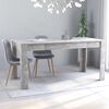 vidaXL Dining Table Concrete Grey 160x80x76 cm Engineered Wood