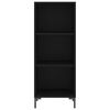 vidaXL Sideboard Black 34.5x32.5x90 cm Engineered Wood