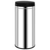 vidaXL Automatic Sensor Dustbin 80 L Stainless Steel