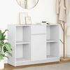 vidaXL Sideboard with Drawer White 101x35x76 cm Engineered Wood