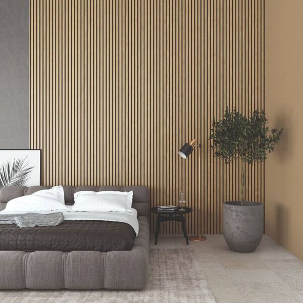 Noordwand Wallpaper Botanica Wooden Slats Brown and Oak