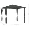 vidaXL Gazebo with Post Covers 3x3x2.6 m Anthracite 160 g/m&sup2;