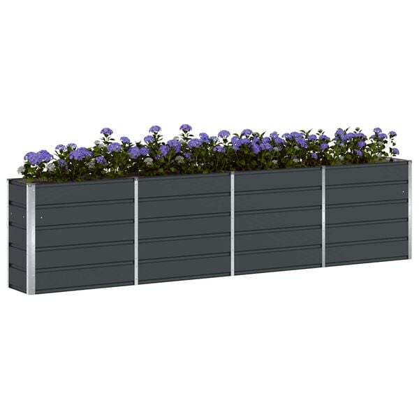 vidaXL Planter Anthracite 320 x 40 x 75 cm Steel