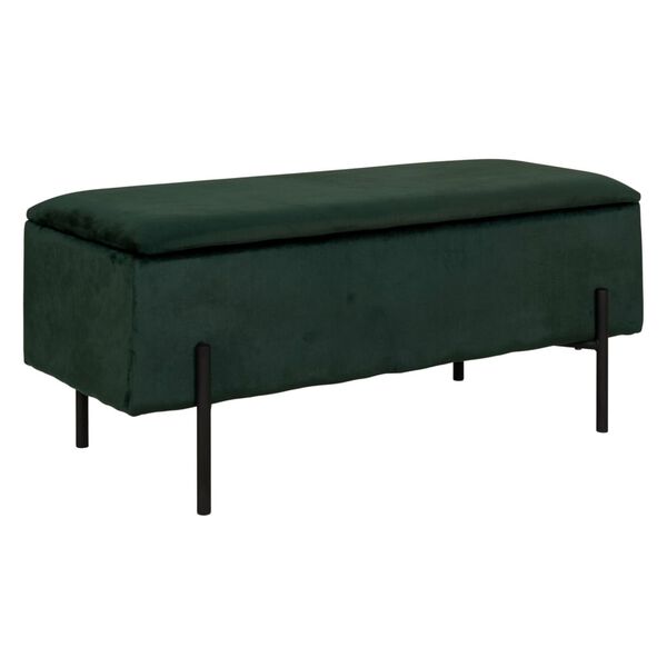 House Nordic Bench with Storage Luna Green