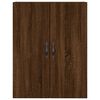 vidaXL Wall Mounted Cabinets 2 pcs Brown Oak Engineered Wood
