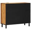 vidaXL Sideboard with Door Natural 90 x 33.5 x 75 cm Solid Acacia Wood