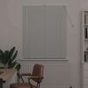vidaXL Window Blind with Curtains Manual White Aluminium