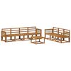 vidaXL Outdoor Sofa Set 8 pcs Natural Solid Acacia Wood