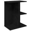 vidaXL Bedside Tables 2 pcs Black Oak 46.5x29x61 cm Engineered Wood