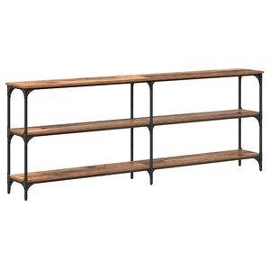 vidaXL Console Table Old Wood 200 x 29 x 75 cm