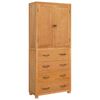 vidaXL Storage Furniture Set with Drawer Brown Engineered wood