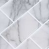 vidaXL Subway Tile 10 pcs White Marble 30.5 x 30.5 cm